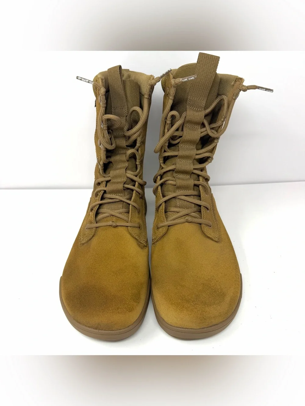 Lems Shoes Men’s Tactical Pro Tall Combat Boots Sz 13 Coyote Brown Vibram GUC